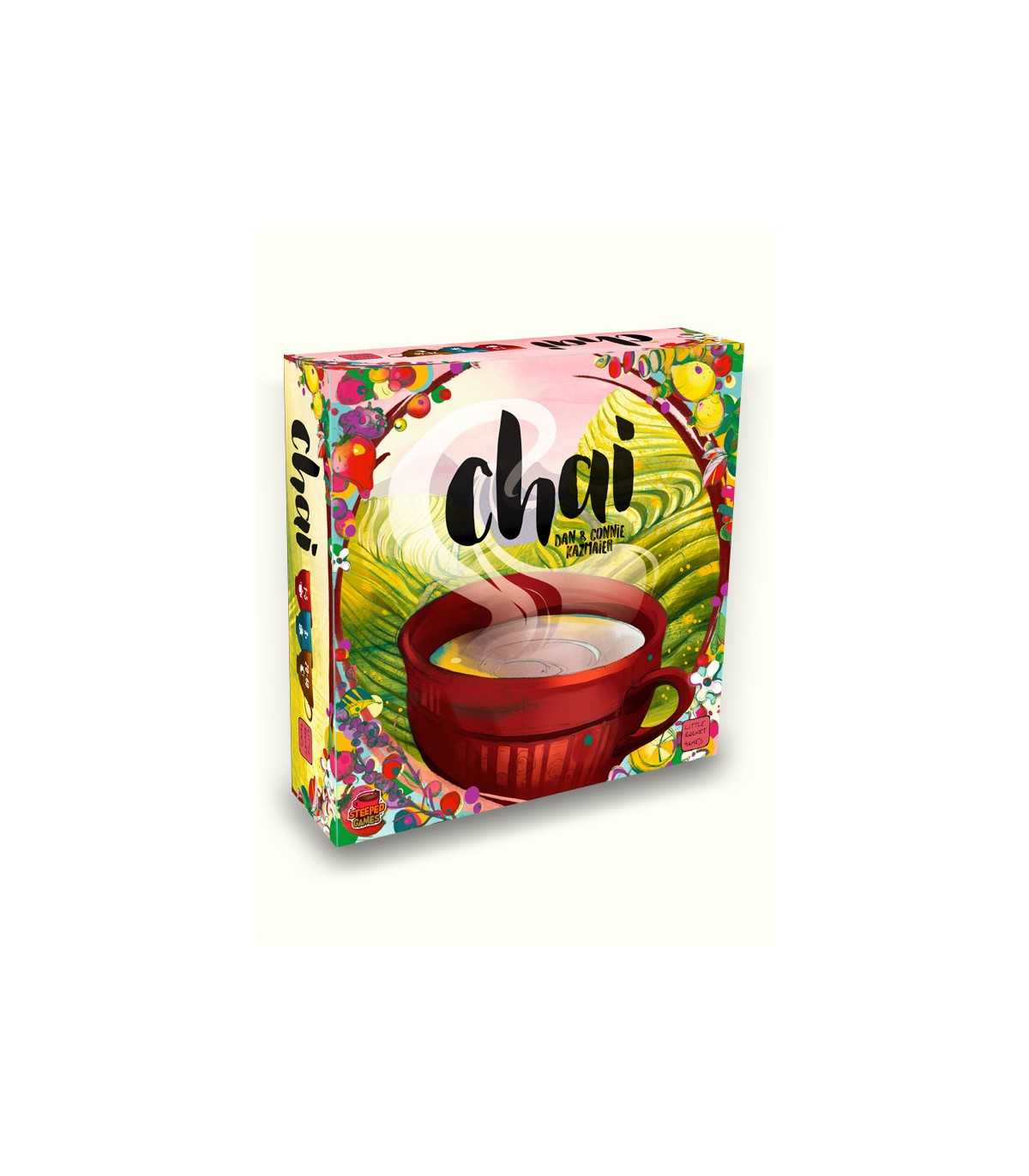 Chai - Gioco da Tavolo di Strategia per 1-5 Giocatori, Età 8+, 45 Minuti di Divertimento e Gestione del Tè - Little Rocket Gam