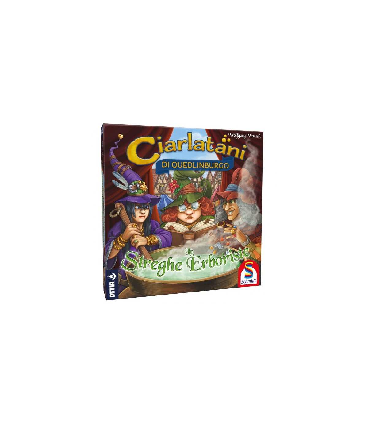 Ciarlatani di Quedlinburgo: Le Streghe Erboriste - Espansione per Giochi Gestionali, 2-5 Giocatori, Strategia e Magia.