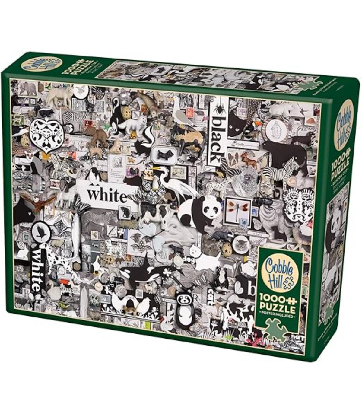 Cobble Hill (1000 pezzi) - Black and White: Animals
