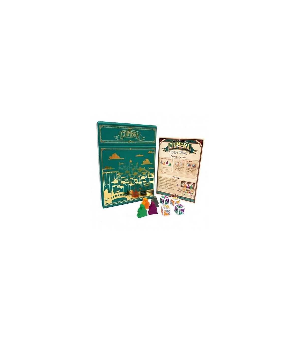 Coimbra - Royal Treatment (Dice Box) | Gioco da Tavolo Strategico per 2-4 Giocatori | Ghenos Games | Rinascimento Portoghese