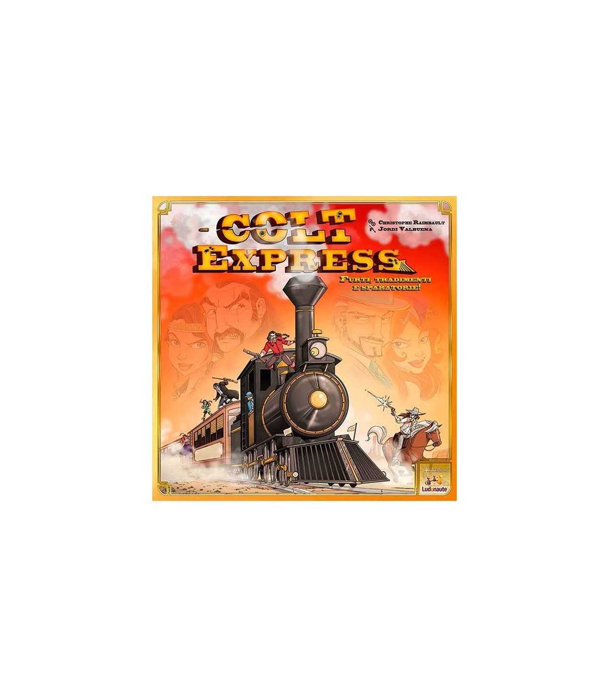 Colt Express - Gioco da Tavolo per 2-6 Giocatori, Avventure nel Far West, Combattimento e Strategia, 30 Minuti di Divertimento!