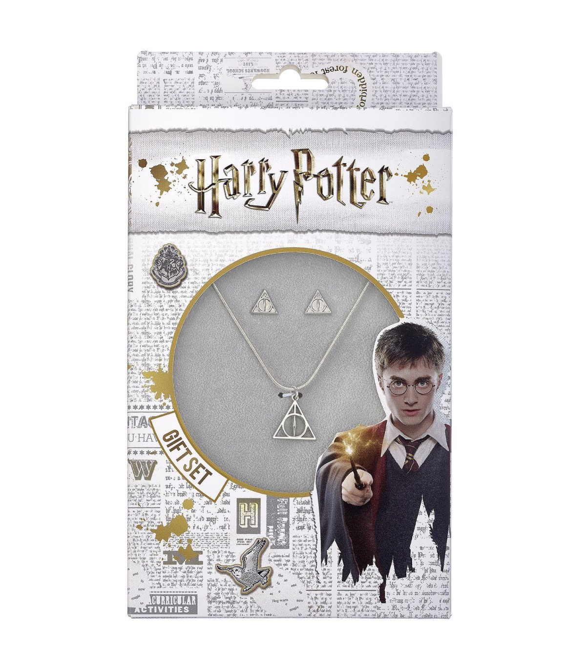 Confezione collana e orecchini Doni della Morte - Harry Potter