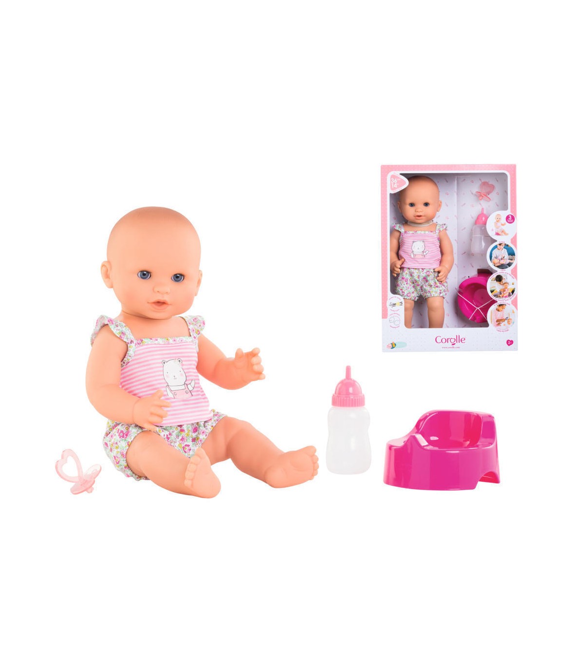 Corolle Emma 36 cm Beve e Bagna