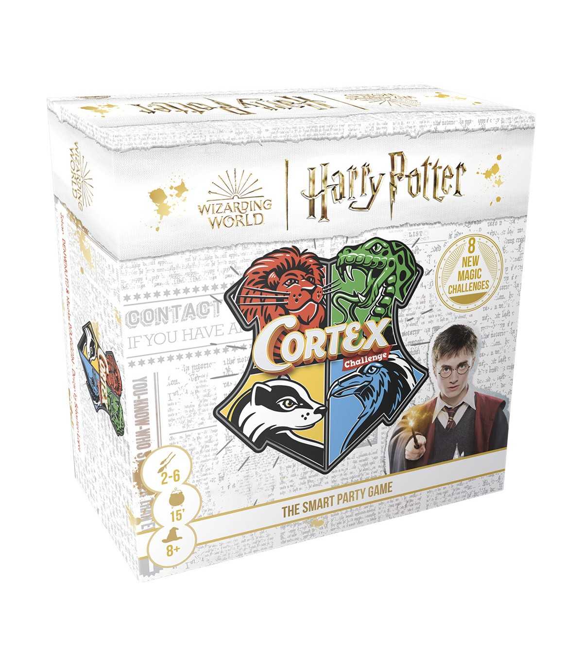 Cortex Harry Potter - Gioco da Tavolo Educativo per Famiglie, Sfide di Memoria e Logica, 2-6 Giocatori, Età 8+