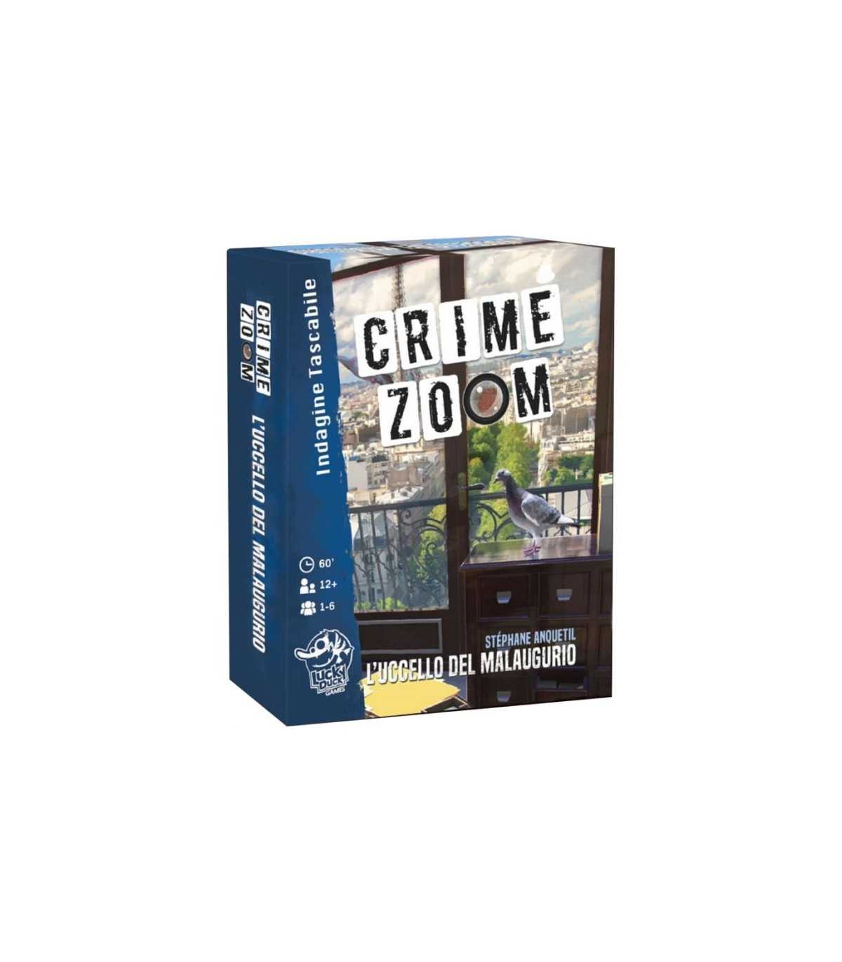 Crime Zoom: L'Uccello del Malaugurio - Gioco di Deduzione Cooperativo per 1-6 Giocatori, Ambientato nella Parigi Moderna