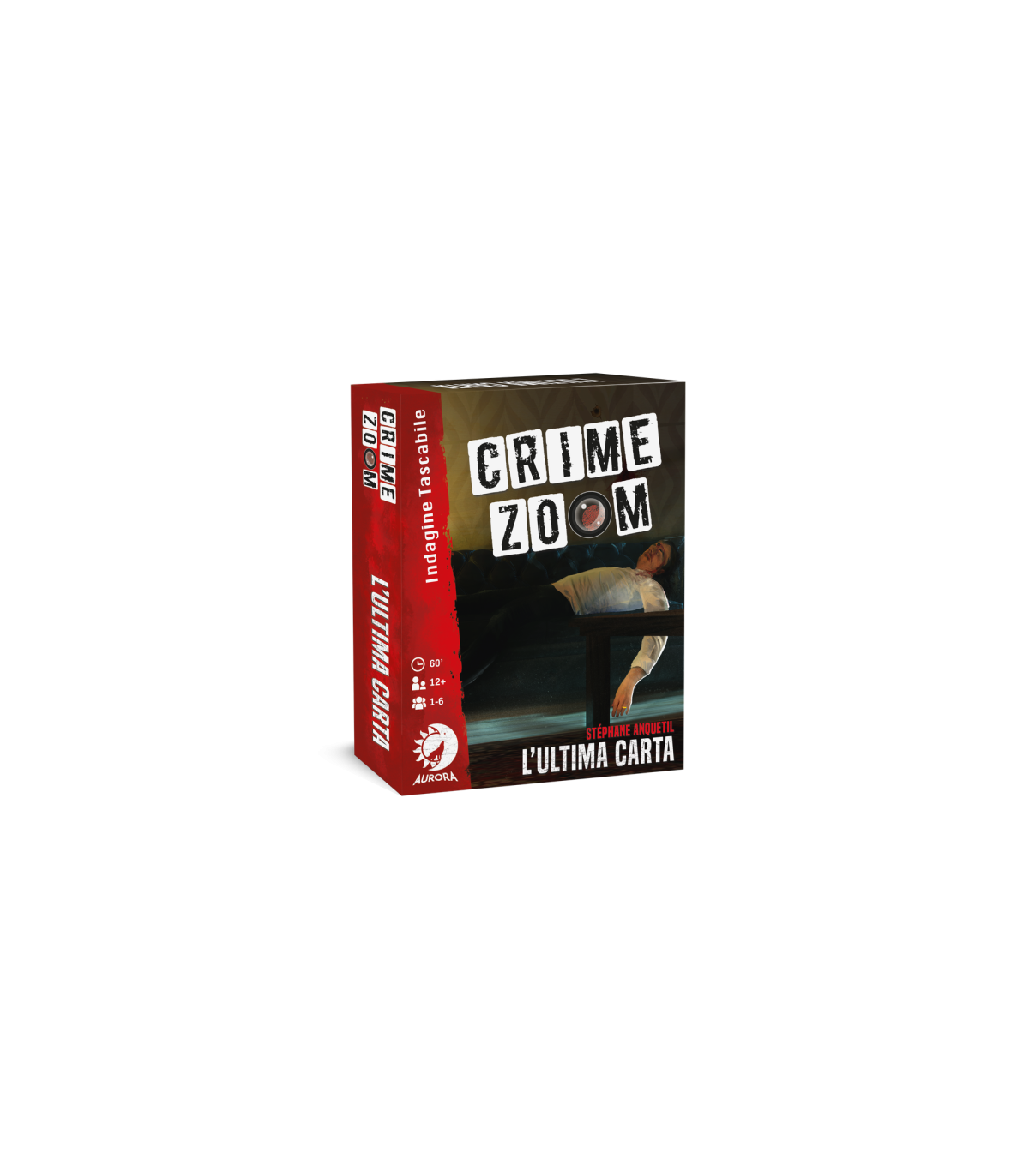 Crime Zoom: L'Ultima Carta - Gioco di Mistero Cooperativo per 1-6 Giocatori, Deduzione e Sfide - Asmodee 2021