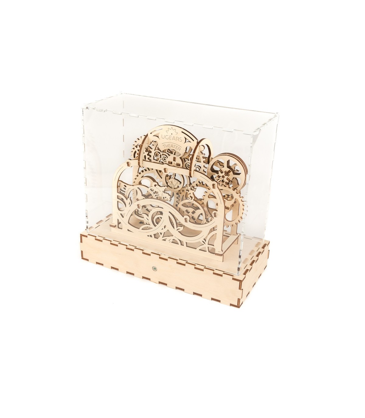 Cubo da Esposizione - Teatro Ugears con meccanismo di movimento manuale integrato