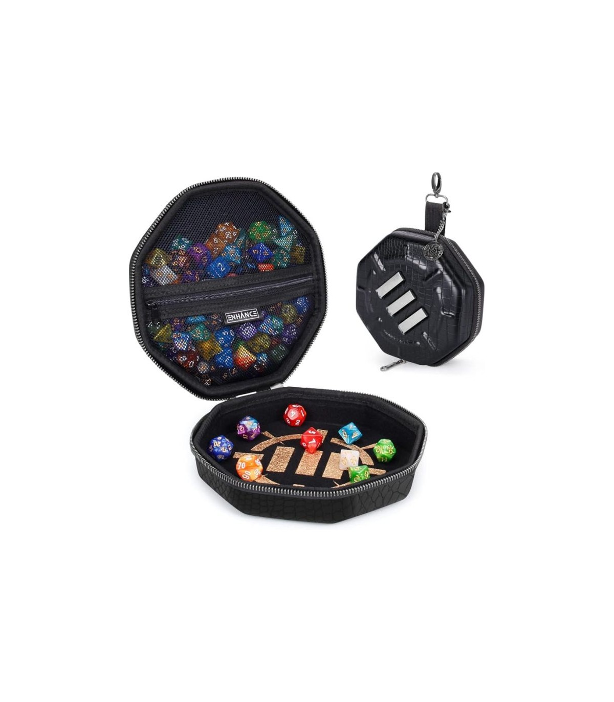 Custodia e Vassoio Portadadi Enhance Collector's Edition - Nero