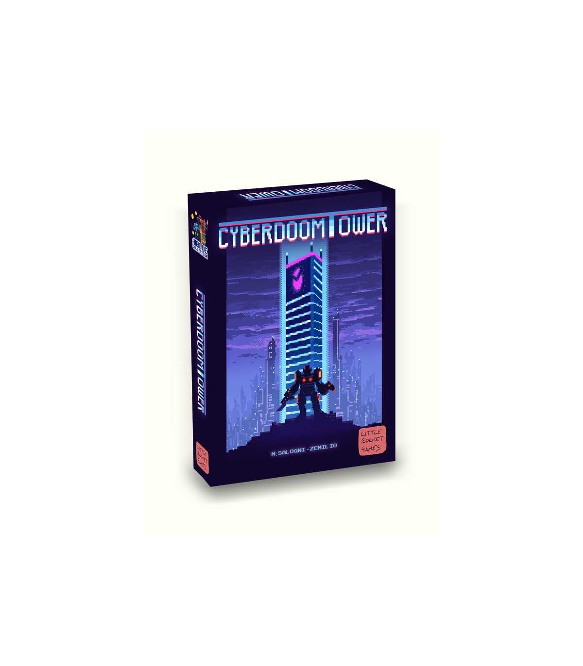 Cyberdoom Tower - Gioco di Strategia per 2 Giocatori, Avventura Distopica e Lancio di Dadi, Edizione 2022