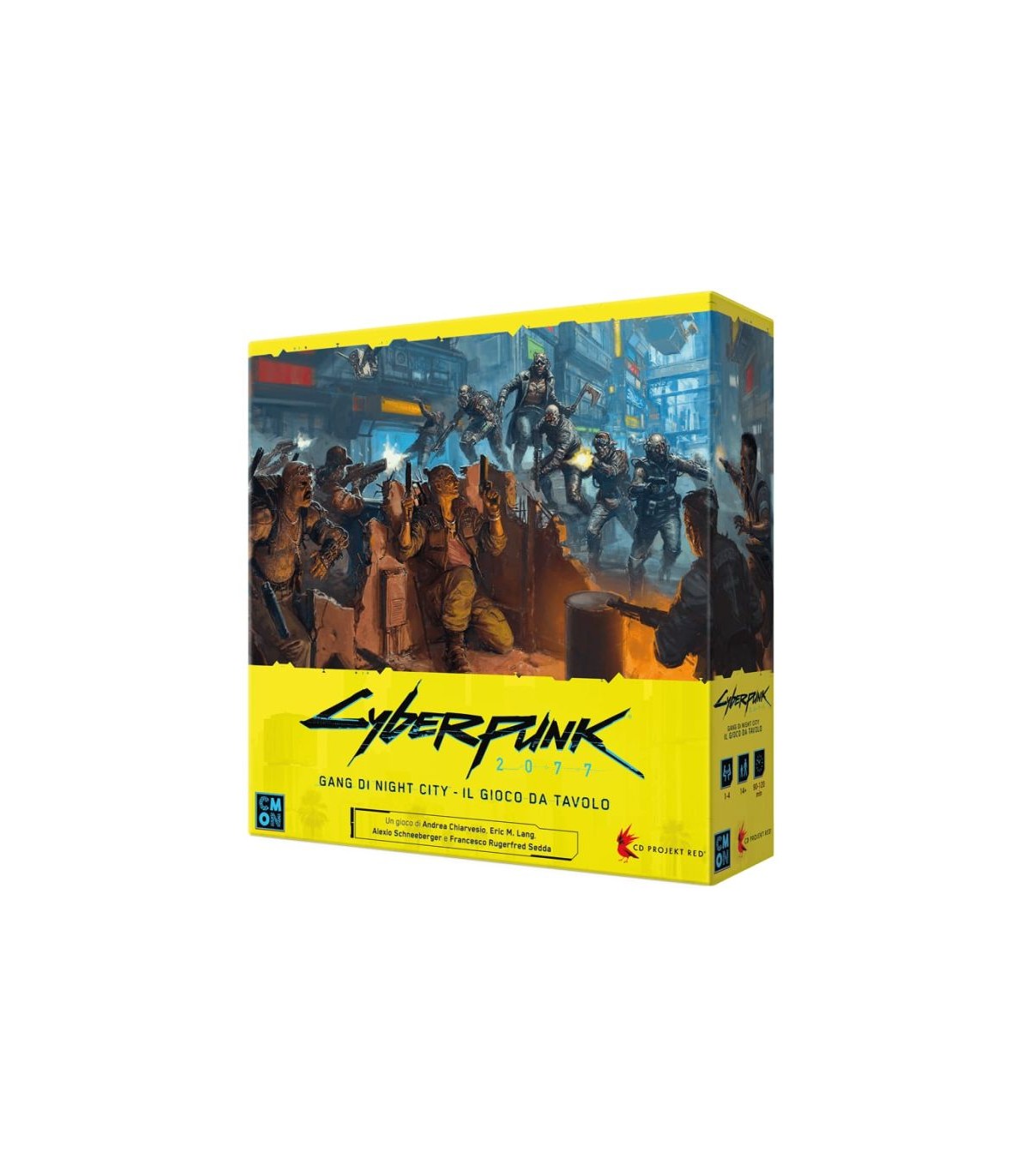 Cyberpunk 2077: Gangs di Night City - Gioco da Tavolo di Strategia per 1-5 Giocatori con Miniature e Combattimento