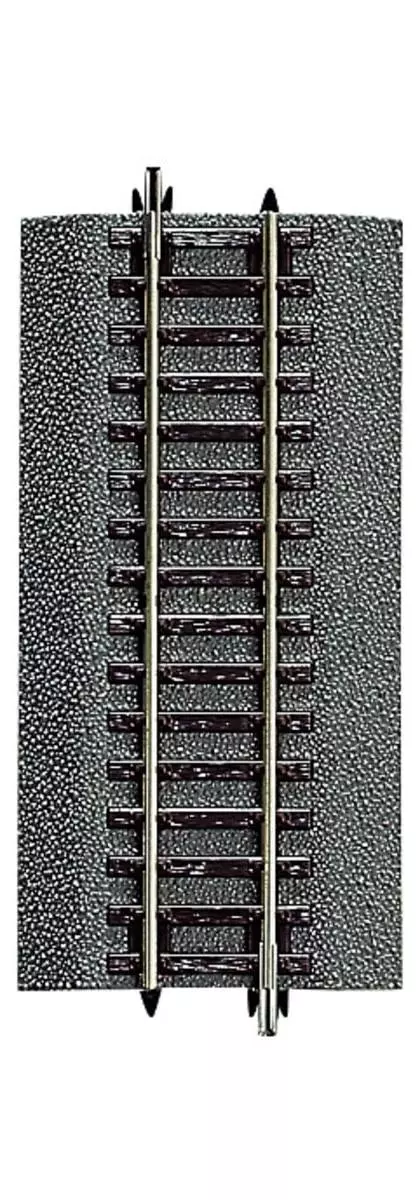 Binario G 1/2, diritto, tiranti in legno - 115 mm - ROCO 42512 - HO 1/87 - Codice 83 [ROCO LINE] Tel.
