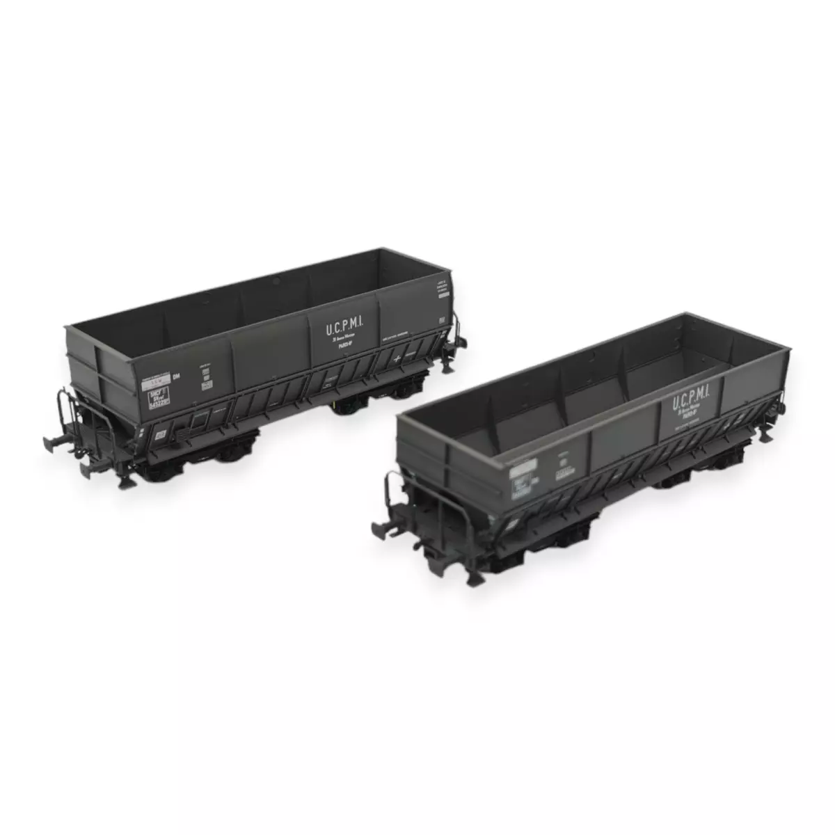 Set di 2 carri a tramoggia "U.C.P.M.I. - LS Models 31107 - HO : 1/87 - SNCF - EP V