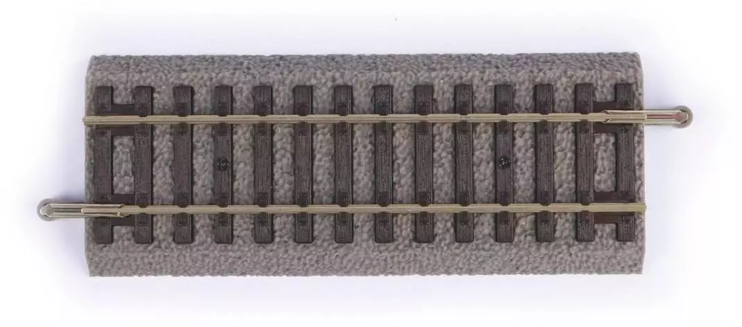 Binario A diritto zavorrato G107 - 107 mm PIKO 55404 - HO 1/87 - Codice 100