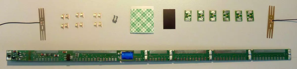 Set di illuminazione LED universale per materiale rotabile