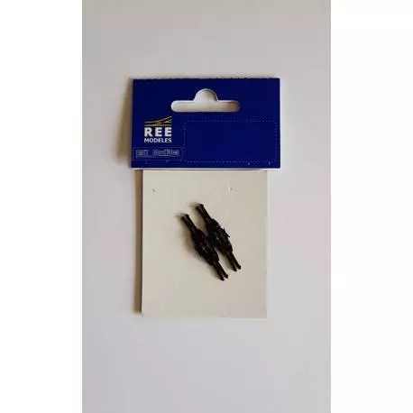 2 coppie di attacchi corti magnetici secondo lo standard NEM 362, a scelta tra 3 lunghezze