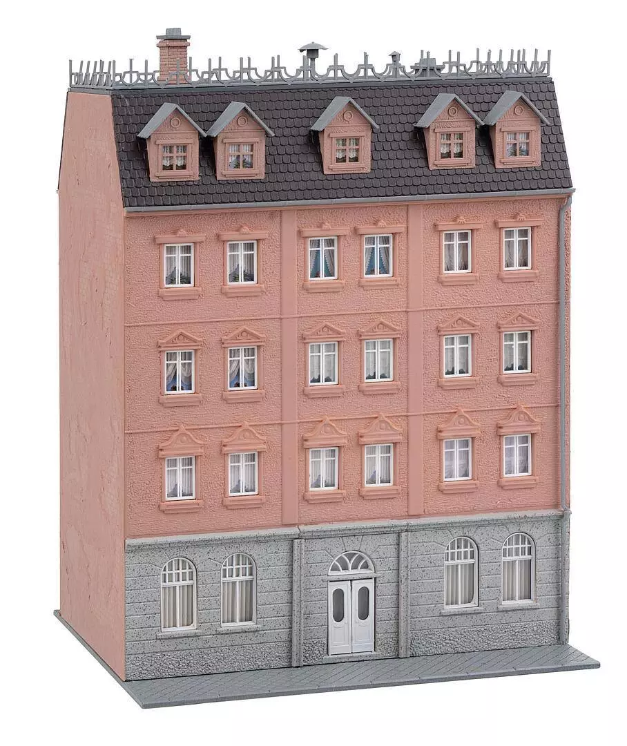 Casa di città con ufficio FALLER 130627 - HO 1/87 - Ep III - 145x145x201mm