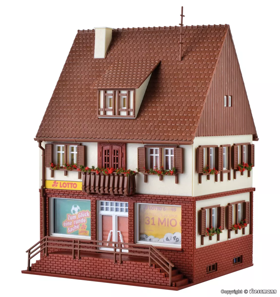 Negozio che vende lotteria tipo "PMU" | VOLLMER 43803 HO 1/87