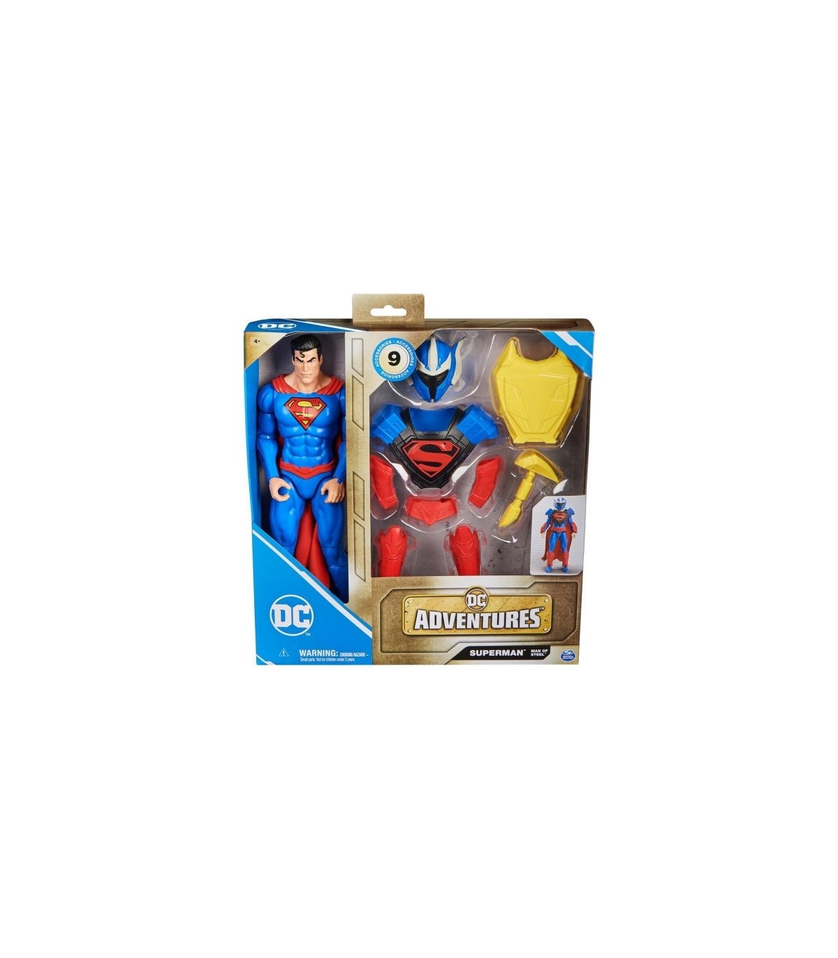 DC Adventures - Personaggio 30 cm Superman con Armatura