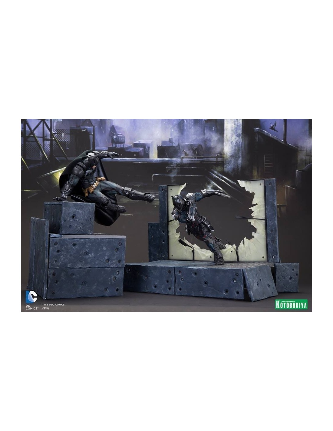 DC COMICS KOTOBUKIYA ARTFX STATUE BATMAN ARKHAM KNIGHT 2 FIGURE 1/10 NEW