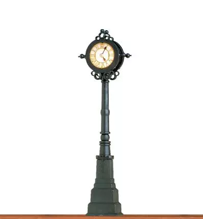 Orologio da stazione con illuminazione a LED - HO 1/87 - Brawa 5366