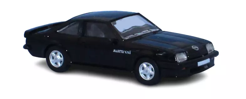 Veicolo Opel Manta B GSI - Livrea nera - PCX87 0642 - HO : 1/87