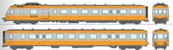 Automotrice diesel RGP 1 X-2732 - Ree Modèles MB262SAC - HO 1/87 - SNCF/TEE - Ep IV - Suono digitale - 3R