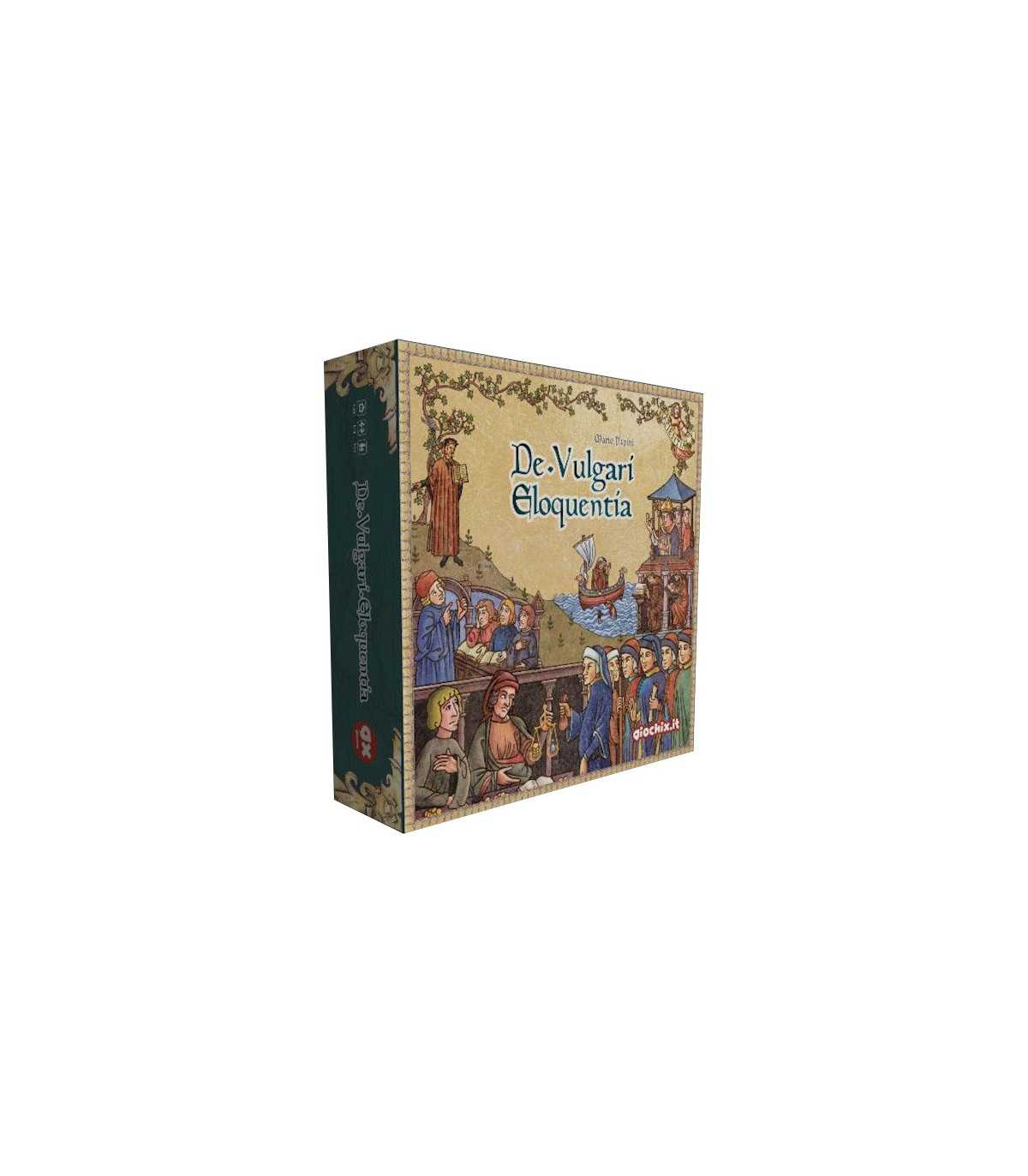 De Vulgari Eloquentia Deluxe - Gioco da Tavolo Strategico sul Tardo Medioevo per 2-5 Giocatori, di Mario Papini, Voto 8/10