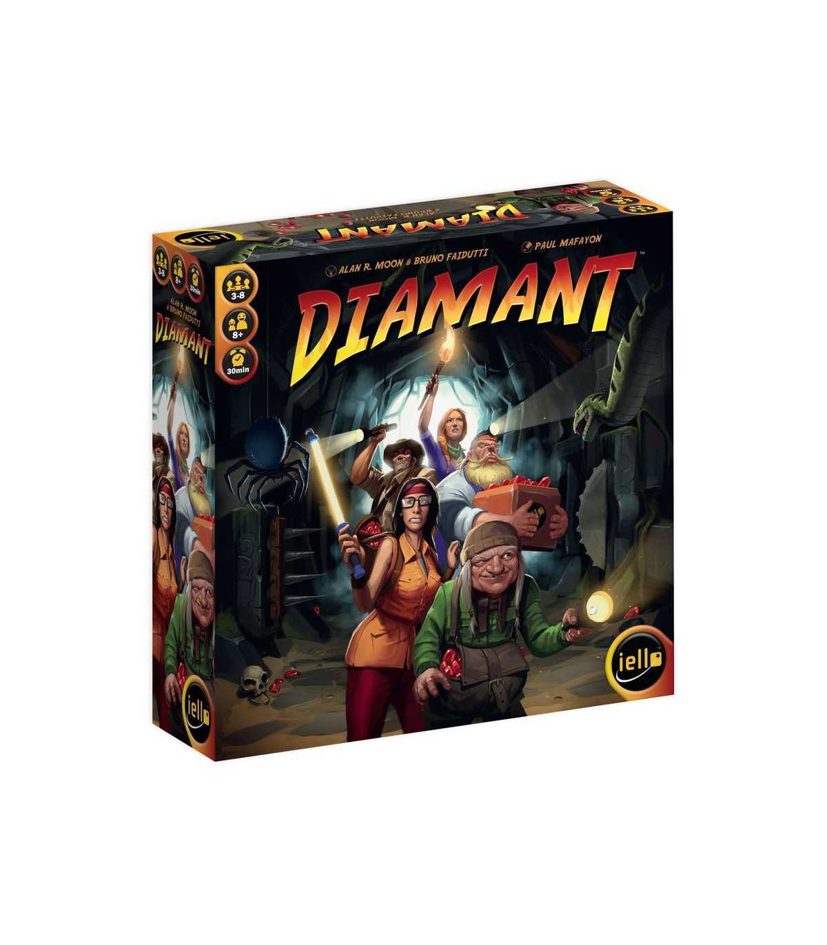 Diamant - Gioco da Tavolo di Avventura nella Miniera | 3-8 Giocatori, Strategia e Divertimento per Famiglie, 30 Minuti di Gioco