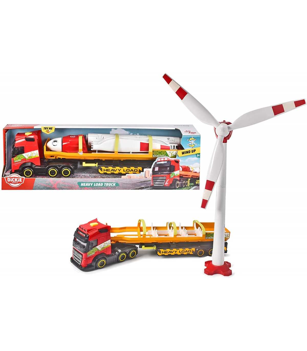 Dickie - Camion Trasporti Eccezionali cm. 41 Luci e Suoni