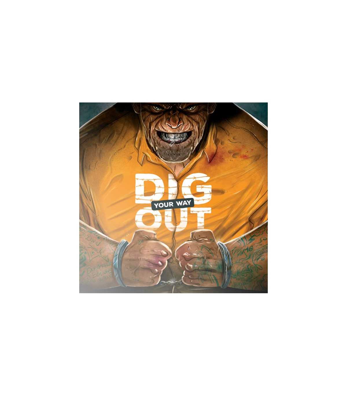 Dig Your Way Out - Gioco da Tavolo Strategico per Famiglie, Fuga dalla Prigione, 2-6 Giocatori, 40 Minuti di Divertimento!