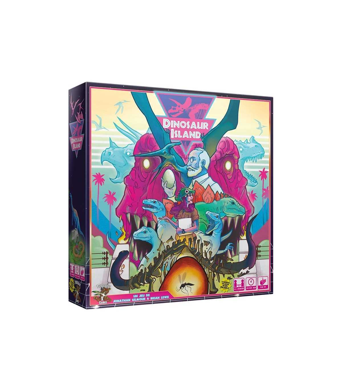 Dinosaur Island - Gioco da Tavolo Strategico per 1-4 Giocatori | Crea il Tuo Parco dei Dinosauri | Età 9+ | 120 Minuti di Diver