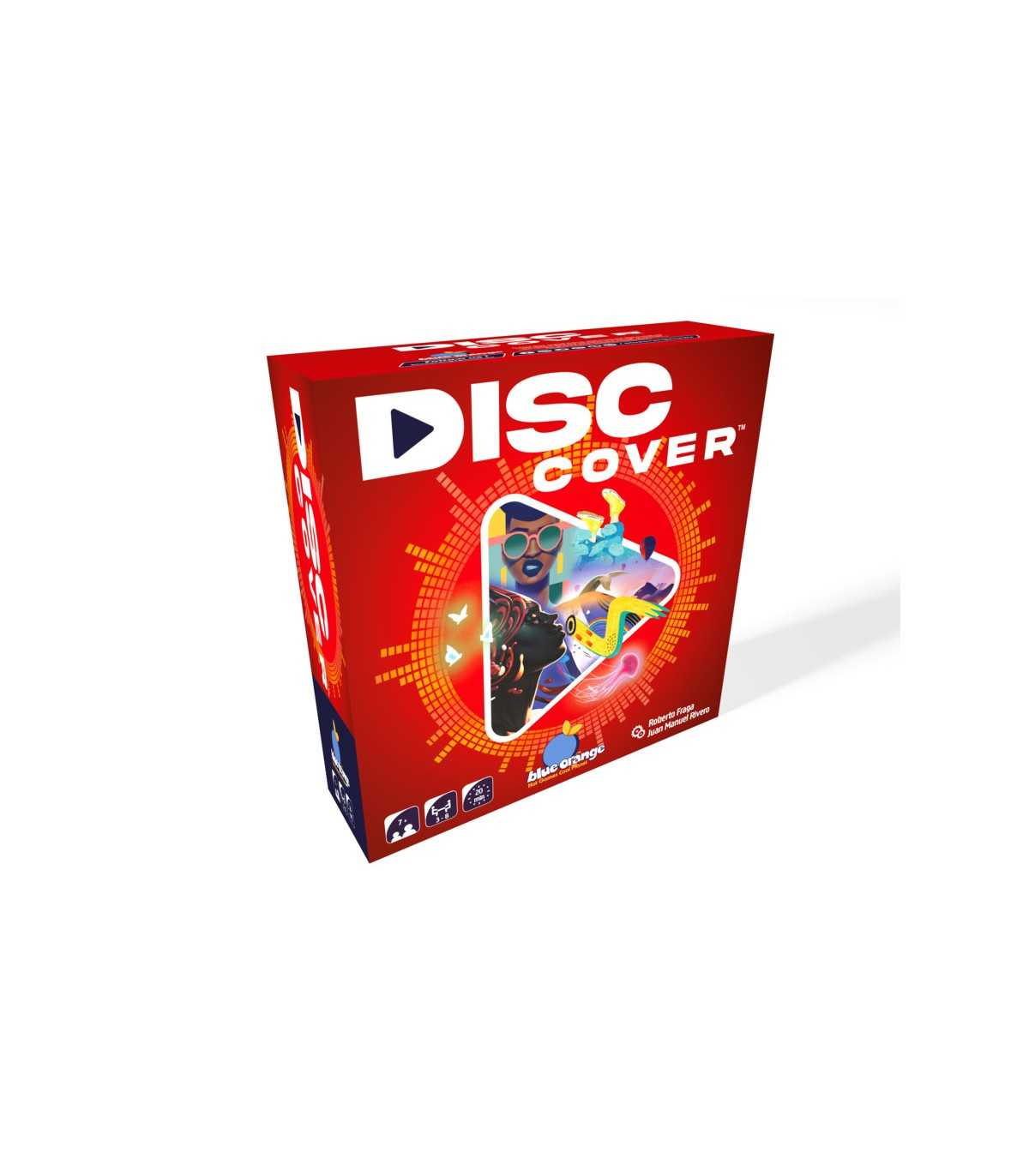 Disc Cover - Gioco di Squadra Musicale per Famiglie | 3-8 Giocatori | Età 7+ | Creatività e Divertimento in 20 Minuti