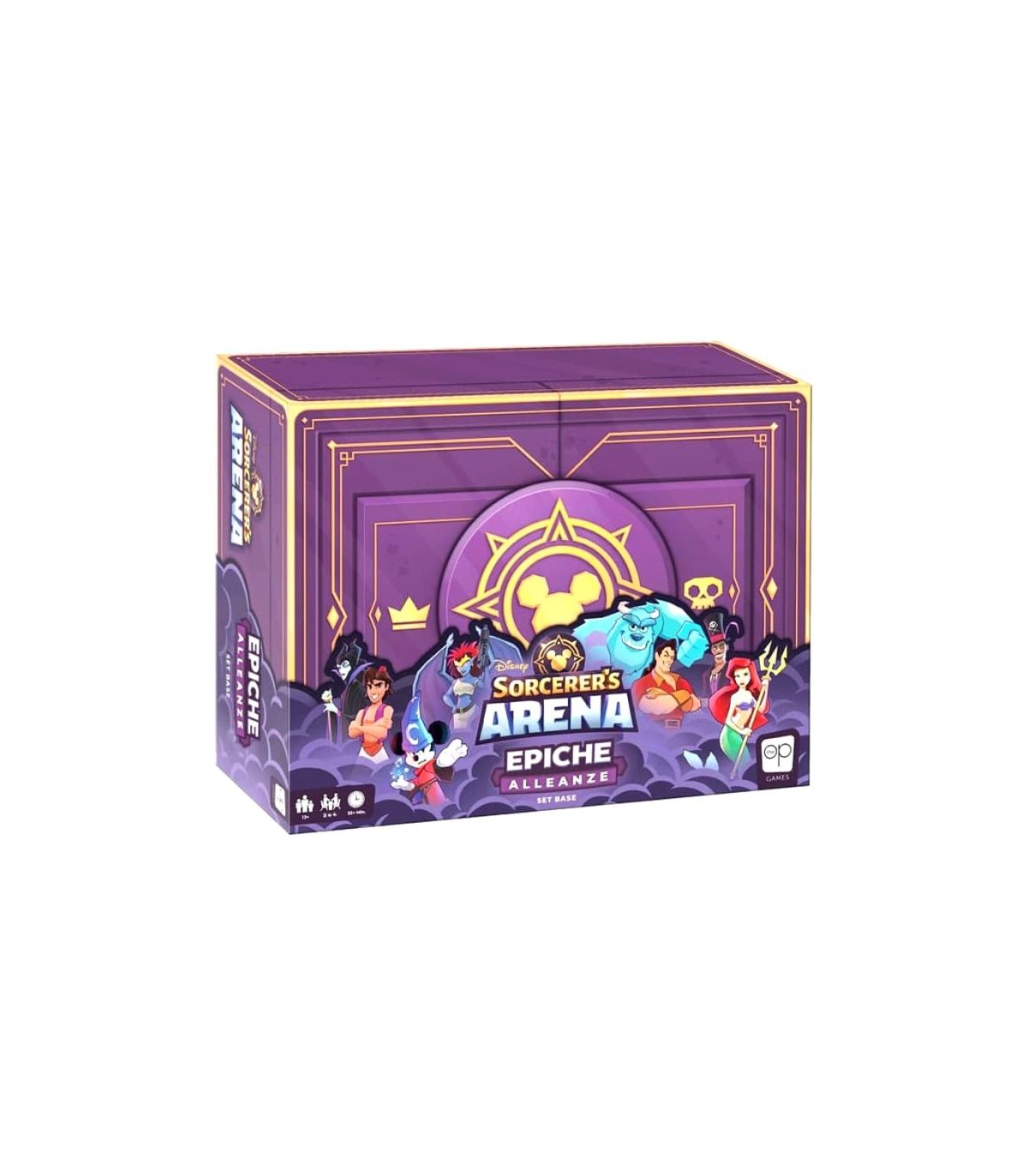 Disney Sorcerer's Arena - Epiche Alleanze di Asmodee | Gioco da Tavolo Strategico per 2-4 Giocatori | Età 13+ | 35 Minuti di Gi