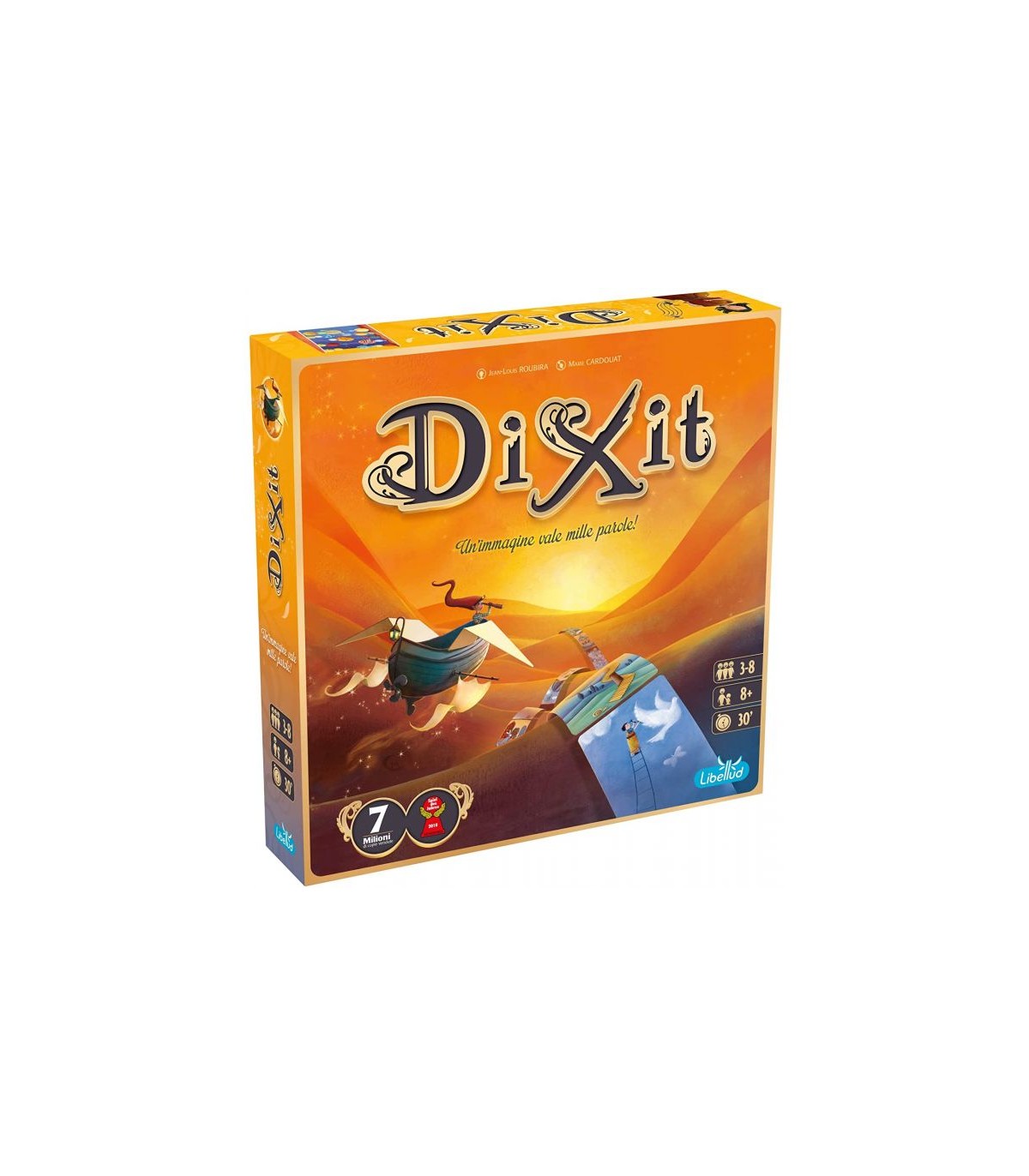 Dixit - Gioco di Carte di Fantasia e Intuizione per 4-8 Giocatori, Divertimento Familiare in 30 Minuti - Asmodee