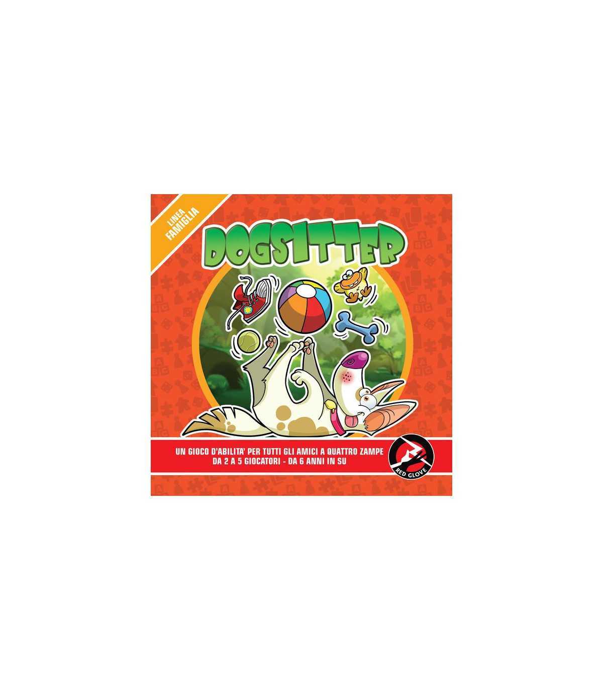 Dogsitter - Gioco di Abilità Divertente per Famiglie, 2-5 Giocatori, Età 6+, Durata 20 Minuti, Red Glove - Giochi Semplici e V