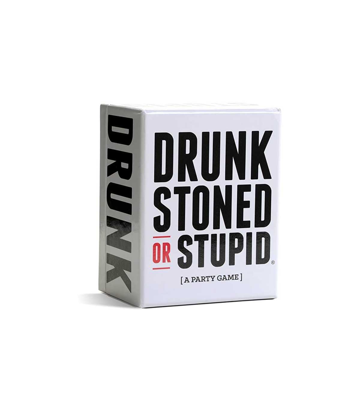 Drunk, Stoned or Stupid - Gioco di Carte per Adulti, Risate e Divertimento in Gruppo, 4 Giocatori, 25 Minuti di Gioco