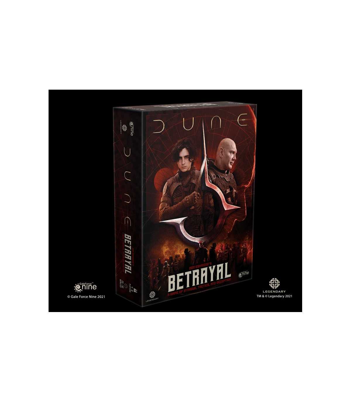 Dune: Betrayal - Gioco da Tavolo di Strategia per 4-8 Giocatori, Tradimento e Alleanze, Autore Don Eskridge, Italiano