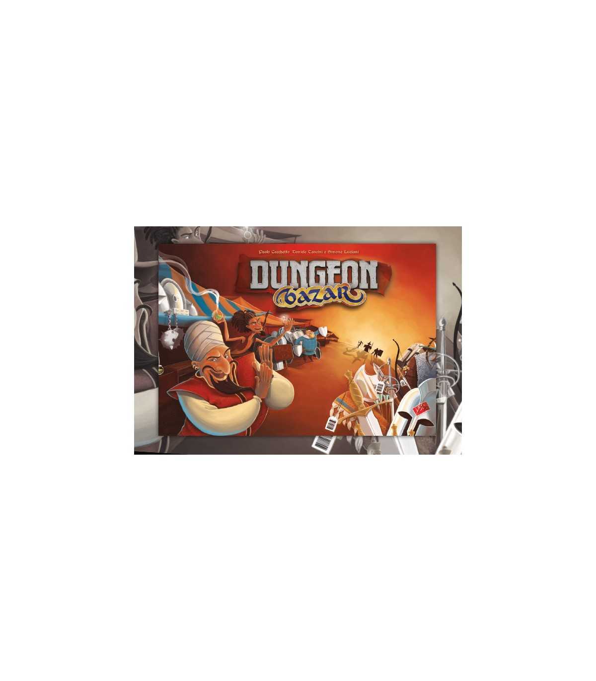 Dungeon Bazar - Gioco di Strategia e Commercio Fantasy per 2-5 Giocatori, Durata 45 Minuti, Daniele Tascini, GYF 6.5 - Diventa M