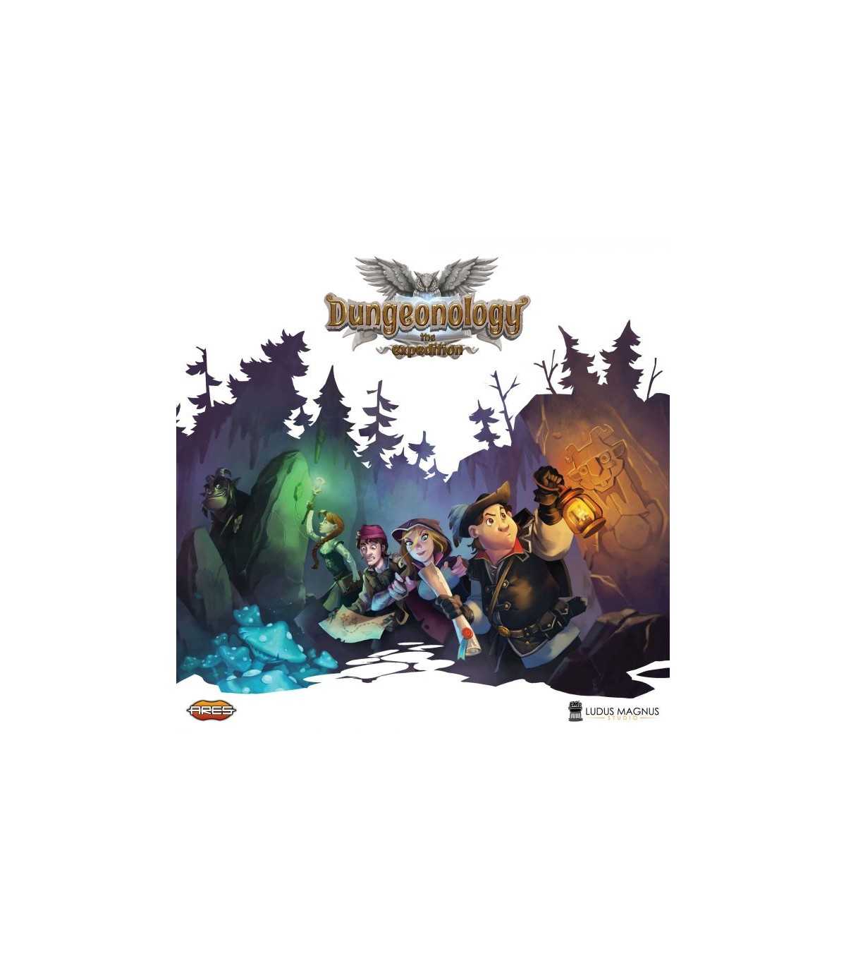 Dungeonology - Gioco da Tavolo di Esplorazione e Strategia - 2-4 Giocatori - Mitologia e Rinascimento - 90 Minuti di Avventura