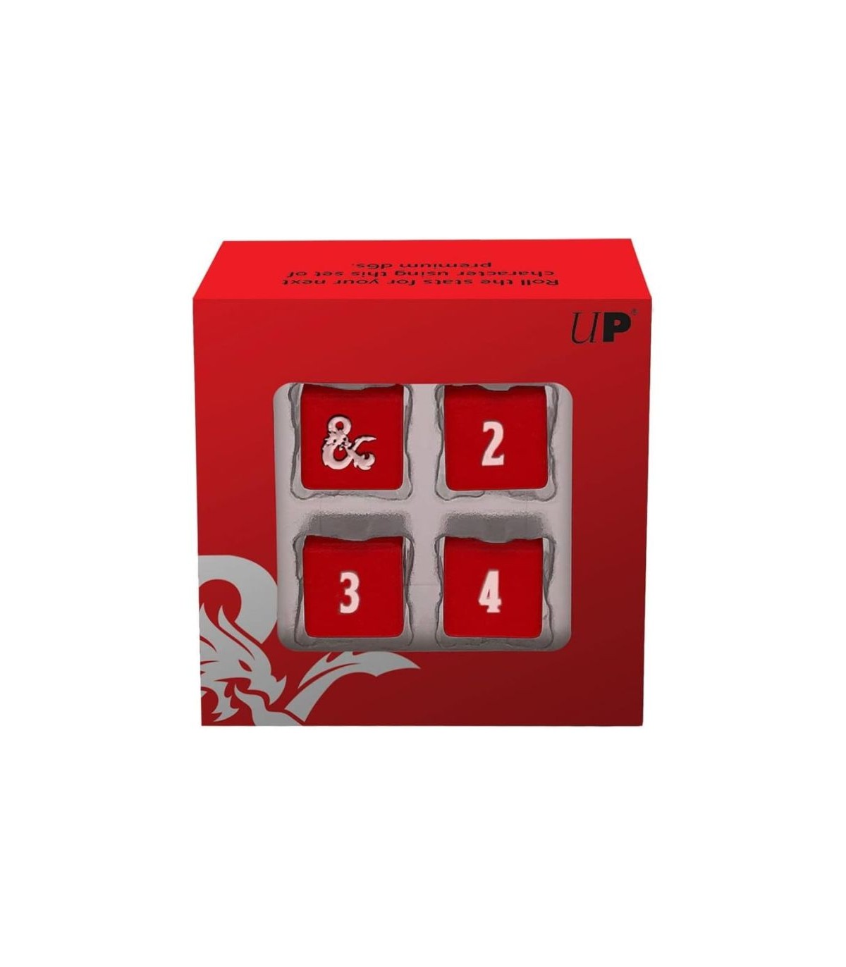 Dungeons & Dragons Heavy Metal Dice - 4 Dadi Metallici D6 -...
