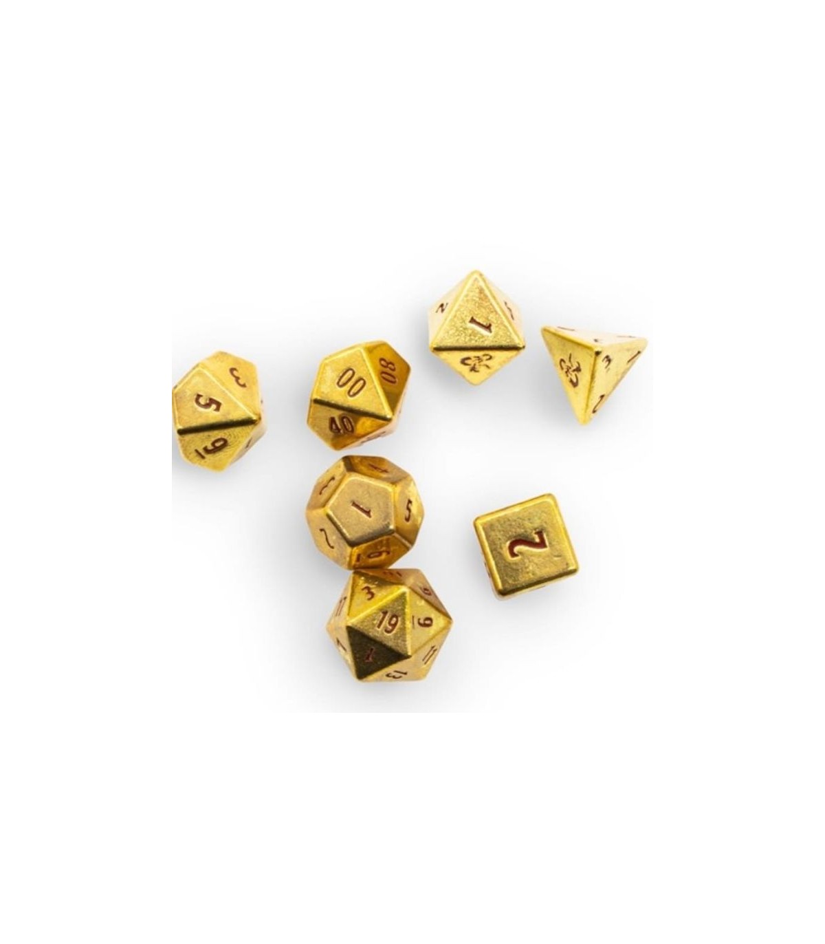 Dungeons & Dragons - Heavy Metal Dice Set 50th Anniversary