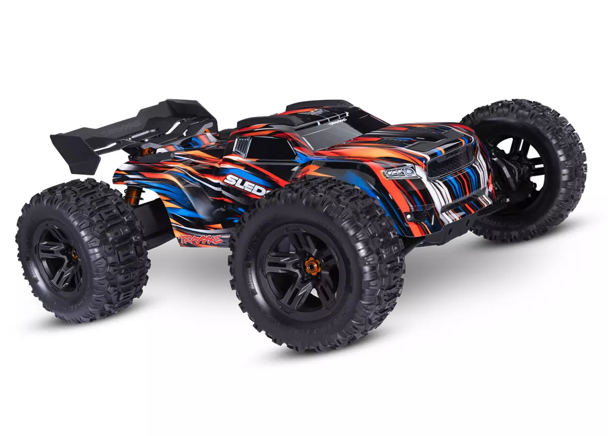 Camion fuoristrada Sledge 6S Brushless VXL - Traxxas 95096-4-ORNG - 1/8