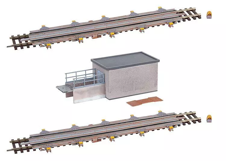 2 FALLER 120320 - HO 1 : 87 - Stazione di controllo e rotaia del freno EP IV
