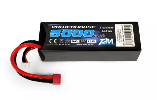 Accu LiPo 3S 11.1V 5000 mAh 50C - T2M T1350003C