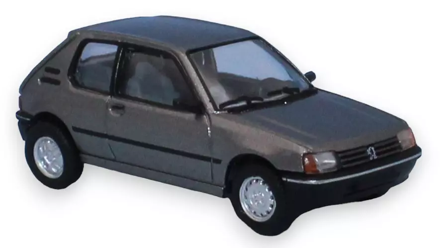 Peugeot 205 XT - SAI 6305 - HO : 1/87 - Grigio Winchester metallizzato