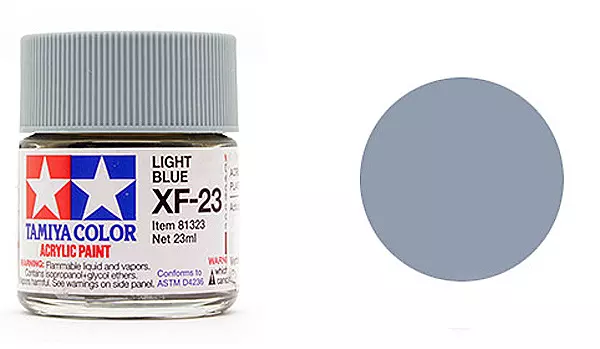 Vernice acrilica - Azzurro MAT XF23 - TAMIYA 81723 - 10 mL