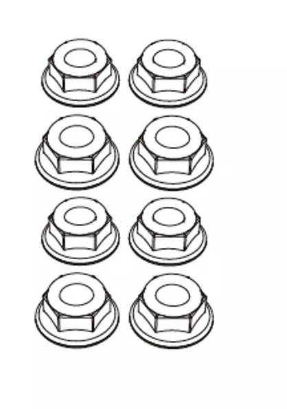 Dado (x8) per Hyper Go - MJX M40 - 1/14 e 1/16