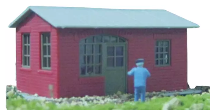 Bâtiment Administratif - SAI 468 - HO 1/87 - 81 x 56 x 40 mm