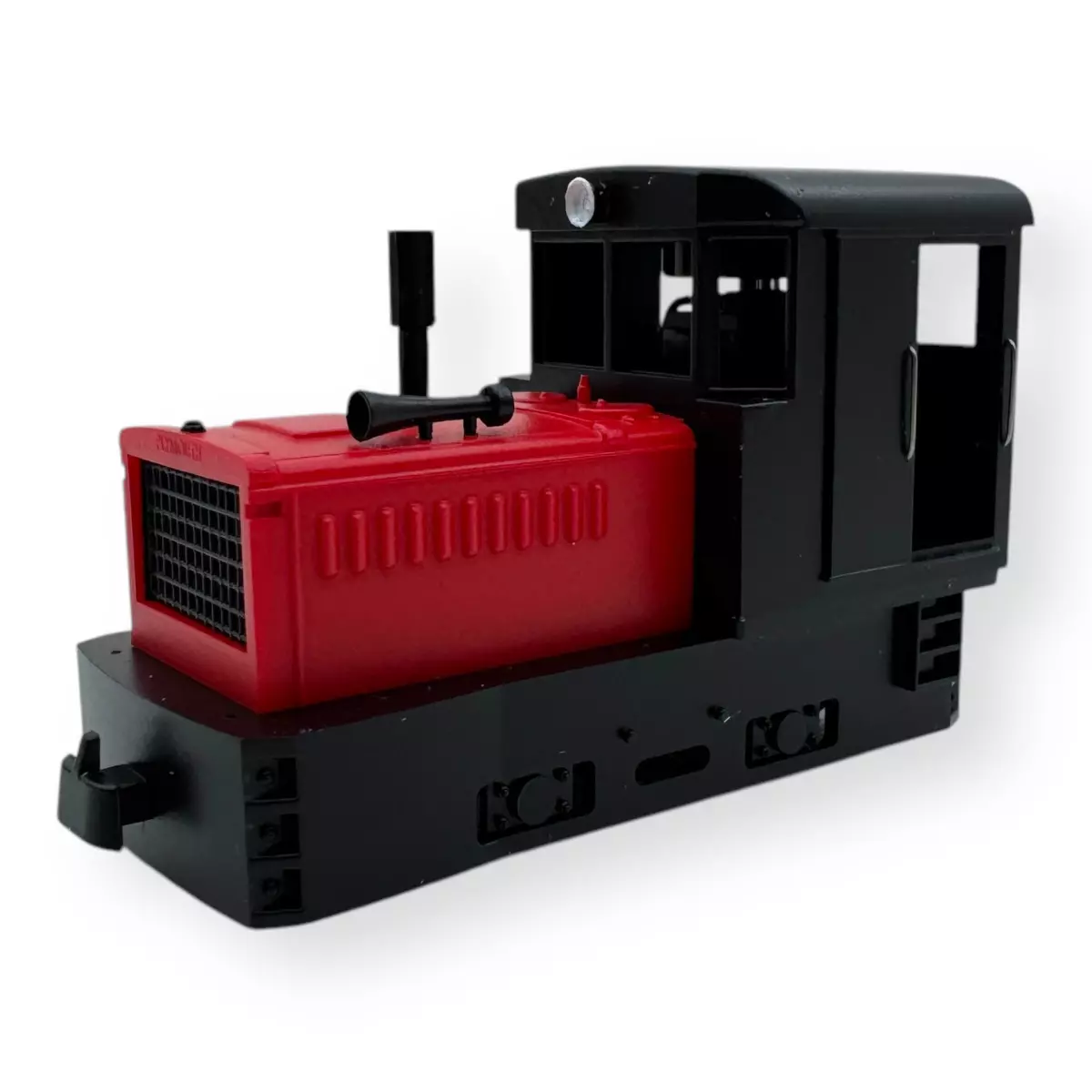 Locotracteur rouge et noir - Hoe 1/87 Minitrain 2054