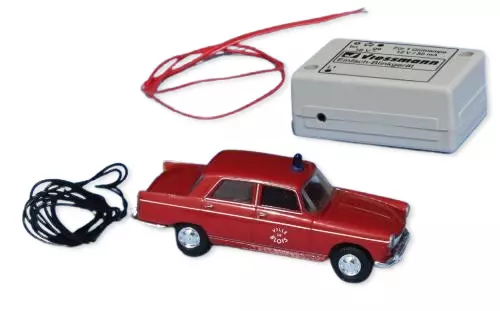 Autopompa Peugeot 404 con lampeggiante - SAI 0909 - HO 1/87